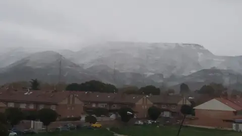 Cerro del Ecce Homo nevado Nevada martes 31 de marzo del 2020