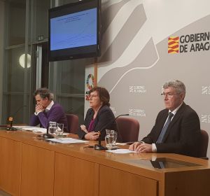 Rueda de prensa del Gobierno aragonés Rueda de prensa del Gobierno aragonés