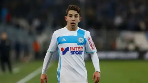 Maxime López, en un partido del Marsella Maxime López, en un partido del Marsella
