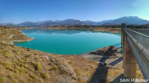 Pantano de la Viñuela Lluvias