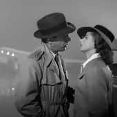 Fotograma de la película 'Casablanca', con Humphrey Bogart e Ingrid Bergman Fotograma de la película 'Casablanca', con Humphrey Bogart e Ingrid Bergman