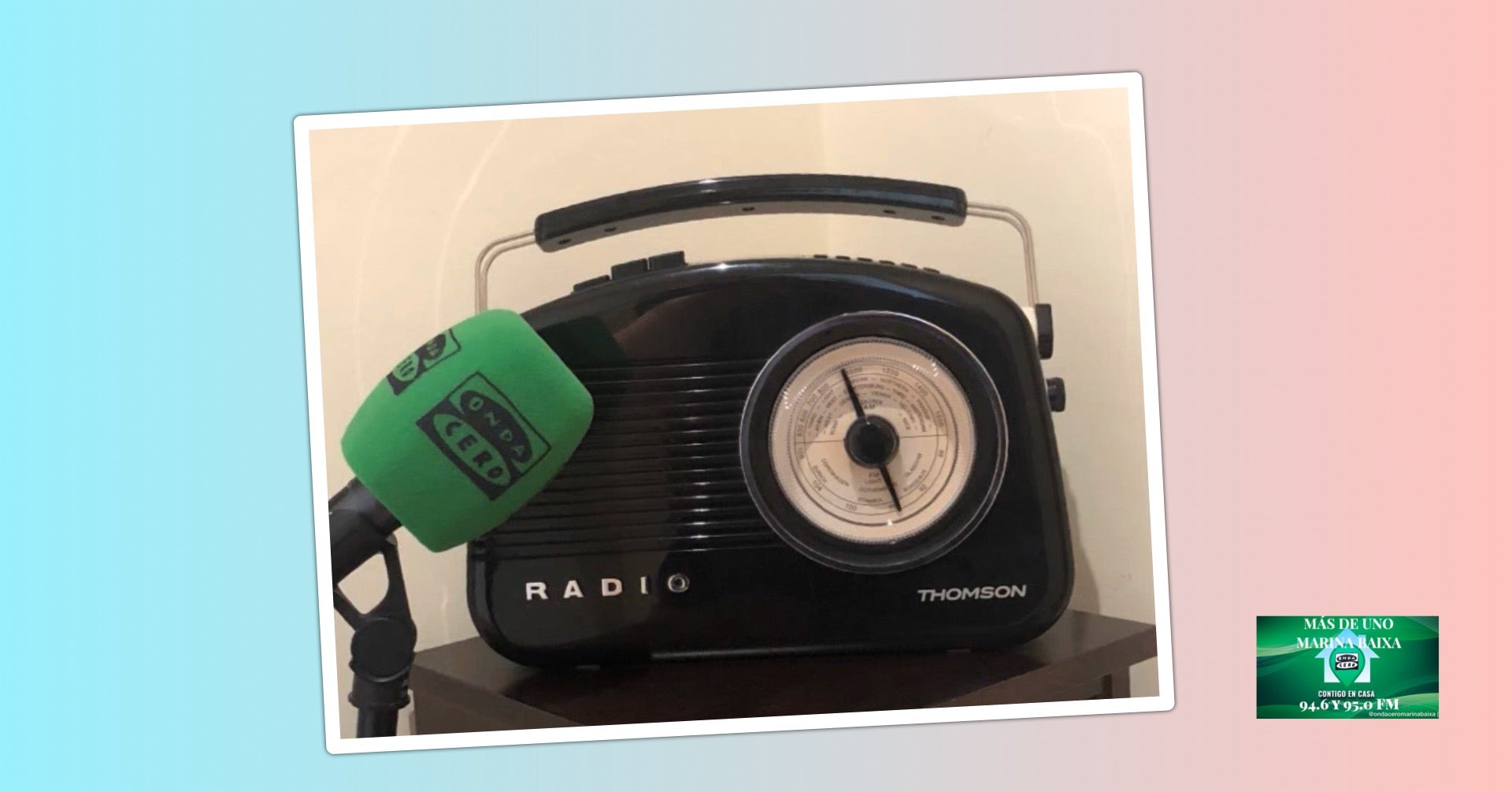 AGRADECIMIENTO DESDE ONDA CERO MARINA BAIXA AGRADECIMIENTO DESDE ONDA CERO MARINA BAIXA