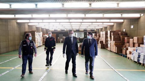 El consejero de Justicia de Madrid, Enrique L&oacute;pez (segunda persona desde la derecha).