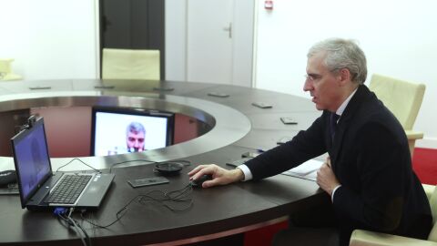 Francisco Conde, no seo despacho