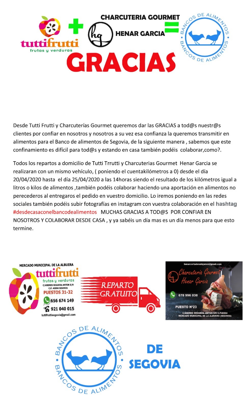 Kilómetros solidarios del Mercado de la Albuera por el Banco de Alimentos Kilómetros solidarios del Mercado de la Albuera por el Banco de Alimentos