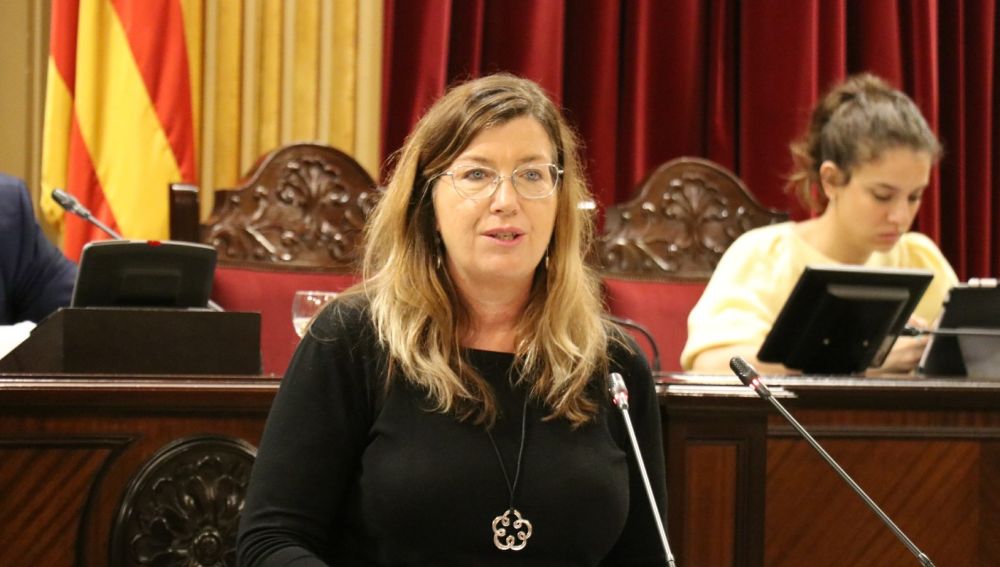 La Consellera de Salut, Patricia Gómez, en su comparecencia en el Parlament ante la crisis sanitaria internacional. 