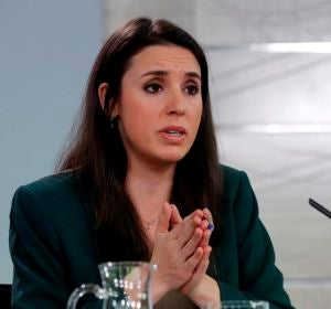 Imagen de archivo de la ministra de Igualdad, Irene Montero Imagen de archivo de la ministra de Igualdad, Irene Montero