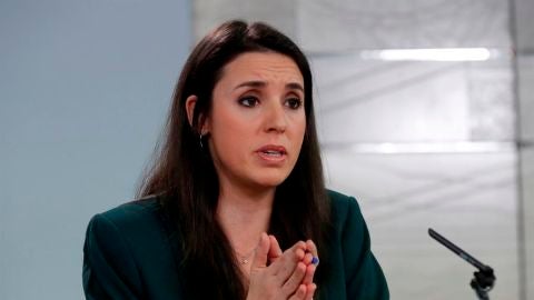 Imagen de archivo de la ministra de Igualdad, Irene Montero