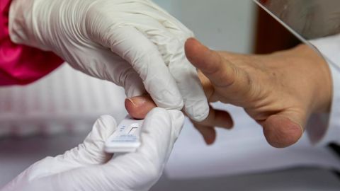 Test de coronavirus.