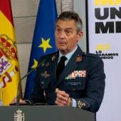 El Jefe de Estado Mayor de la Defensa, Miguel Ángel Villarroya