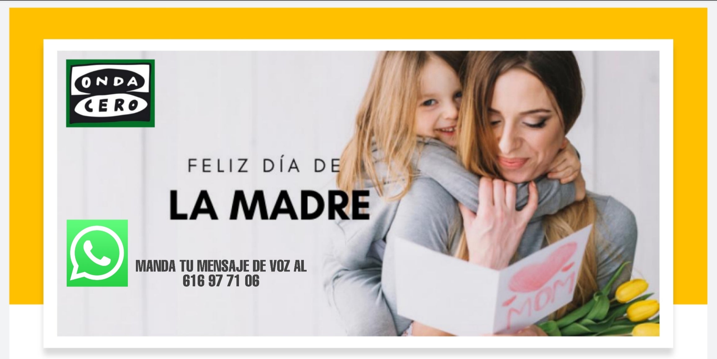 Especial Día de la Madre 2.020 en Onda Cero Cartagena: Un regalo inolvidable Especial Día de la Madre 2.020 en Onda Cero Cartagena: Un regalo inolvidable