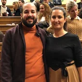 Miguel González Caballero en el Congreso, junto a la también diputada del PSOE, Cristina López Miguel González Caballero en el Congreso, junto a la también diputada del PSOE, Cristina López