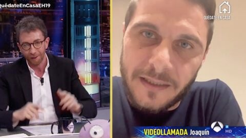 Joaqu&iacute;n, en un momento de la entrevista en El Hormiguero.
