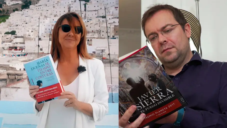 Javier Sierra y María Dueñas Javier Sierra y María Dueñas