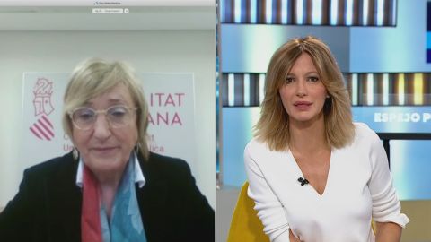 Ana Barcel&oacute; durante una entrevista en Espejo P&uacute;blico (archivo).