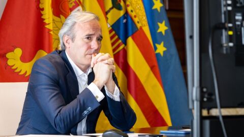 El alcalde de Zaragoza, Jorge Azc&oacute;n