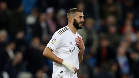 Karim Benzema, con el Real Madrid