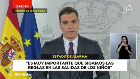 A3 Noticias fin de semana (25-04-20) Pedro S&aacute;nchez anuncia que se podr&aacute; salir a hacer deporte y a pasear a partir del 2 de mayo manteniendo el estado de alarma por coronavirus