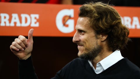 Diego Forl&aacute;n, con Pe&ntilde;arol