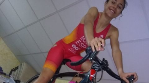 Marina Mu&ntilde;oz, triatleta segoviana