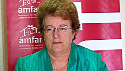 Tere Ant&oacute;n D&iacute;ez, presidenta de Federaci&oacute;n de Mujeres y Familias del &Aacute;mbito Rural de la provincia de Alicante.