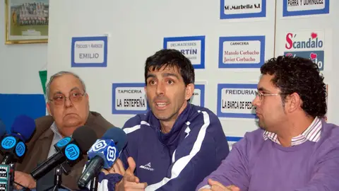 Muñiz en su etapa en el Marbella OCM