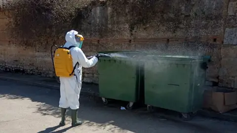 La Diputación de Palencia continúa desinfectando residencias y localidades de la provincia Coronavirus