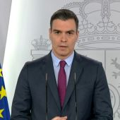 Pedro Sánchez explica el plan de desescalada en Moncloa