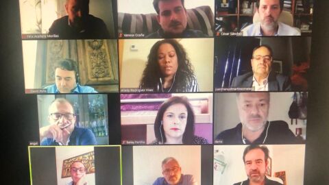 Reunión por videoconferencia con los agentes sociales de Cuenca Reunión por videoconferencia con los agentes sociales de Cuenca