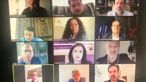 Reunión por videoconferencia con los agentes sociales de Cuenca Reunión por videoconferencia con los agentes sociales de Cuenca