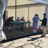 Las pruebas en el matadero de Fribín se realizaron ayer