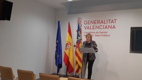 Ana Barceló, consellera de Sanidad. Ana Barceló, consellera de Sanidad.