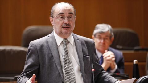 Javier Lamb&aacute;n, durante la sesi&oacute;n de control