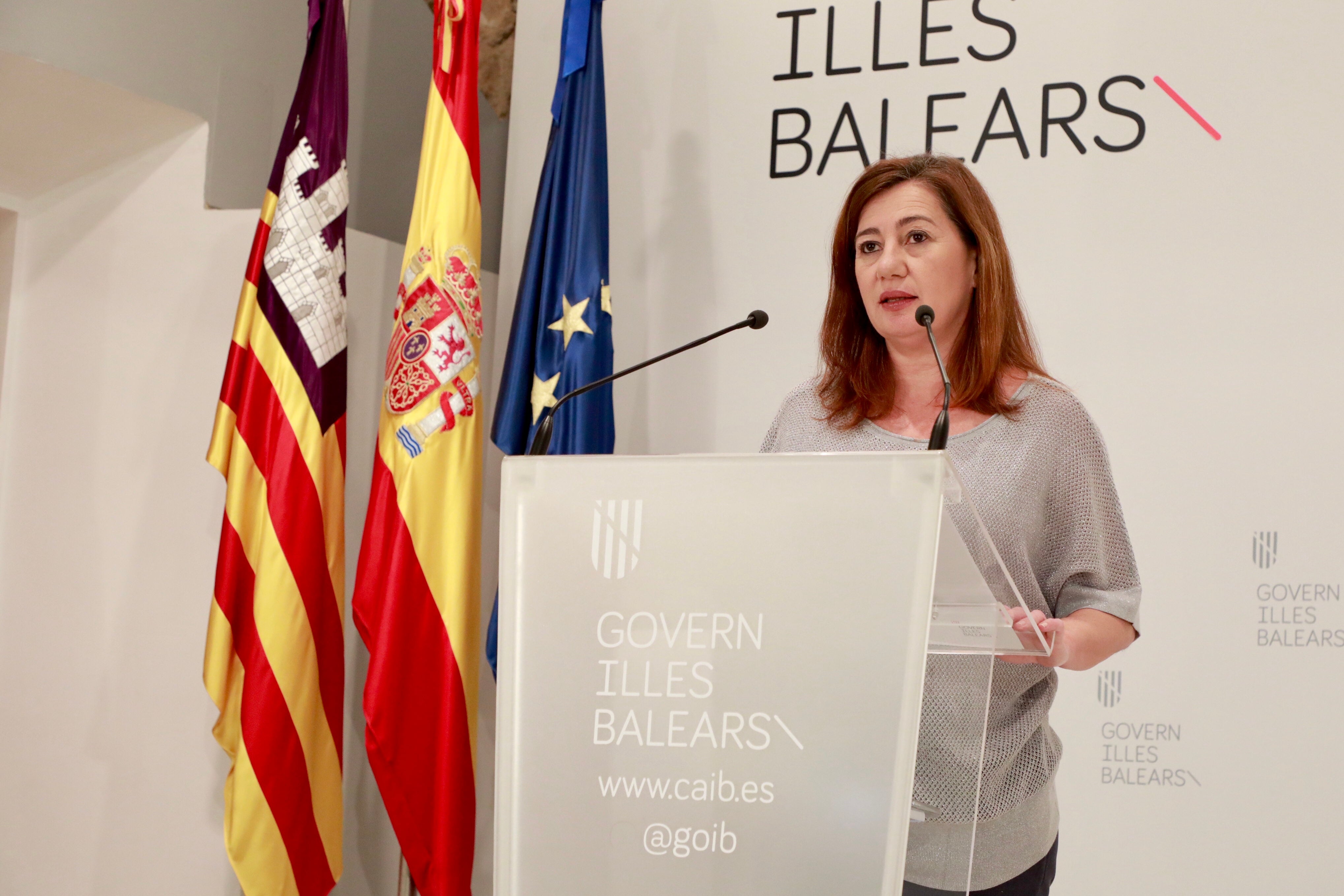 La presidenta de las Illes Balears, Francina Armengol. La presidenta de las Illes Balears, Francina Armengol.