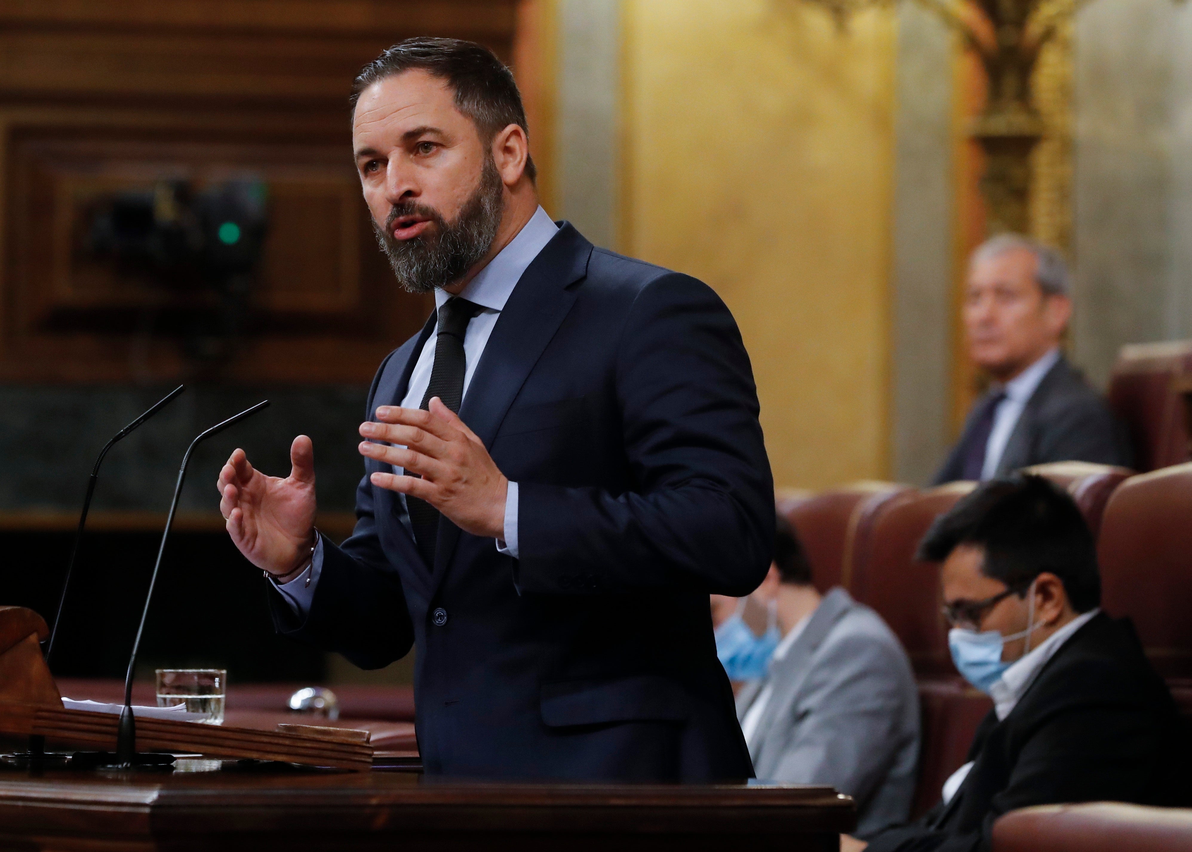 Santiago Abascal: "Sería bueno un control antidroga a los diputados antes de acceder al pleno" Santiago Abascal: "Sería bueno un control antidroga a los diputados antes de acceder al pleno"