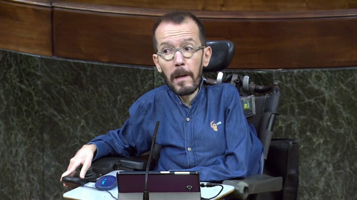Echenique llama a Ayuso la "Trump castiza" y la responsabiliza de los malos datos de Madrid Echenique llama a Ayuso la "Trump castiza" y la responsabiliza de los malos datos de Madrid