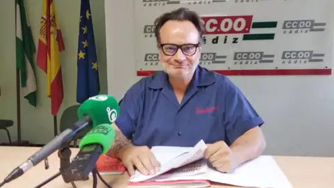 Sebastián Alcón, CCOO Sebastián Alcón, CCOO