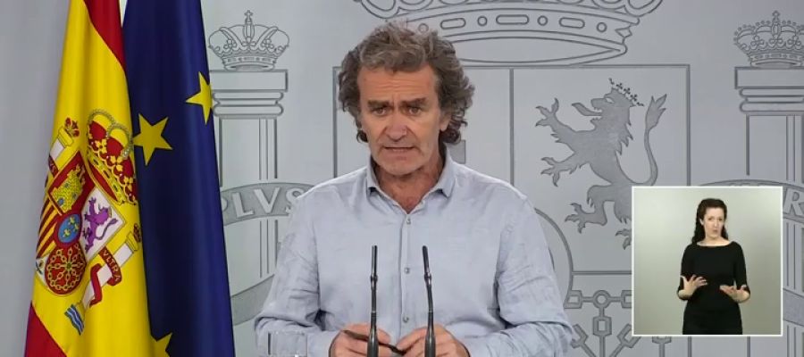 Fernando Simón en su comparecencia diaria Fernando Simón en su comparecencia diaria