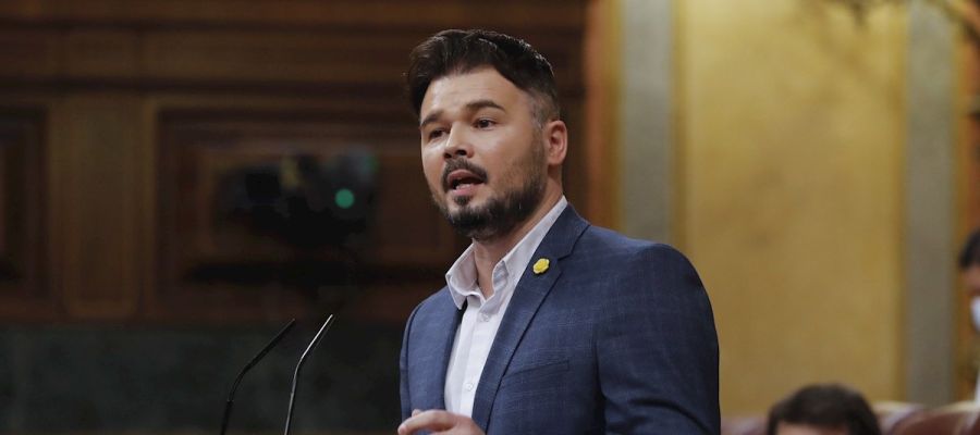 El portavoz de ERC, Gabriel Rufián El portavoz de ERC, Gabriel Rufián