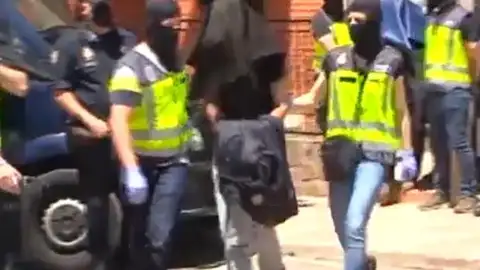 Uno de los detenidos en la operación policial de Bolaños Uno de los detenidos en la operación policial de Bolaños