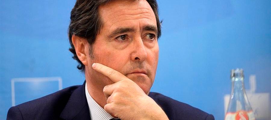 El presidente de la CEOE, Antonio Garamendi. El presidente de la CEOE, Antonio Garamendi.