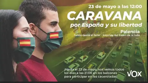 El TSJCyL permite la manifestación de VOX para el próximo sábado Manifestación