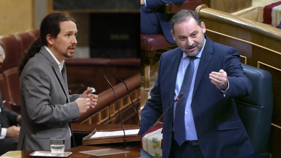 Pablo Iglesias y Jos&eacute; Luis &Aacute;balos