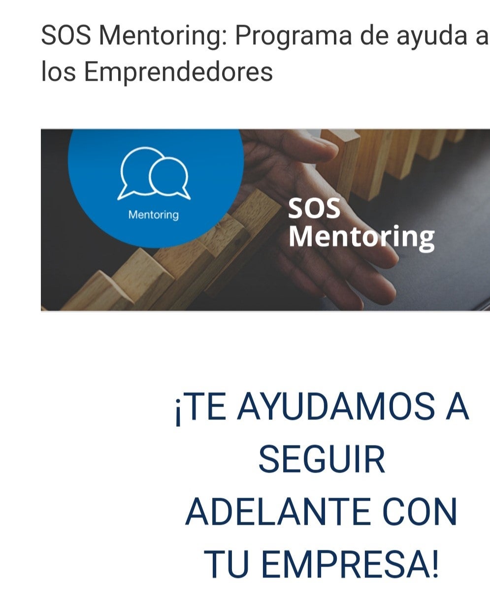 "SOS mentoring",nuevos proyectos para jóvenes emprendedores a través de Aprofem "SOS mentoring",nuevos proyectos para jóvenes emprendedores a través de Aprofem