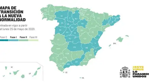 ¿Quiénes pasan a fase 2 y fase 1 de la desescalada? Comunidades y provincias ¿Quiénes pasan a fase 2 y fase 1 de la desescalada? Comunidades y provincias