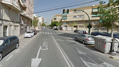 Calle Victoria Kent de Elche.