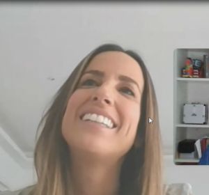 Momento de la entrevista con Laura González, de Laura&Co. Momento de la entrevista con Laura González, de Laura&Co.