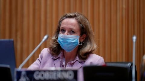 La vicepresidenta tercera, Nadia Calvi&ntilde;o