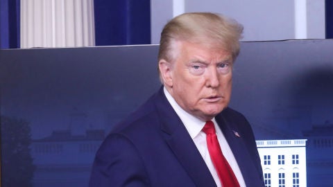 El presidente de los Estados Unidos, Donald Trump
