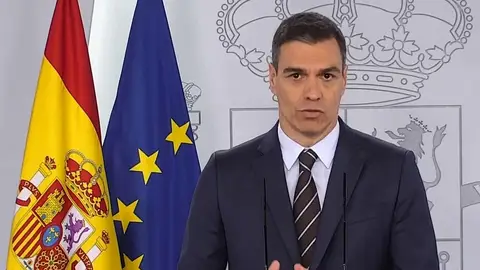 Pedro Sánchez comparece en La Moncloa Pedro Sánchez comparece en La Moncloa